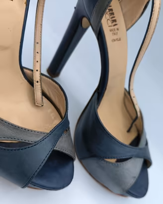 Scarpe con tacco alto opentoe barbara bucci