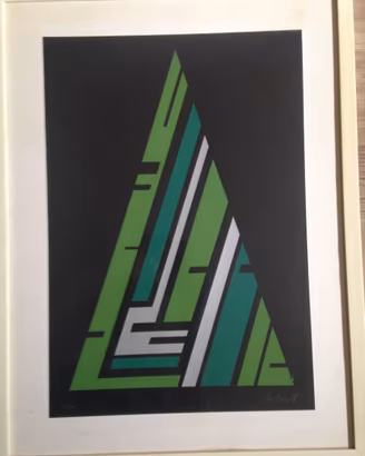 Quadro Litografia Sergio Schirato