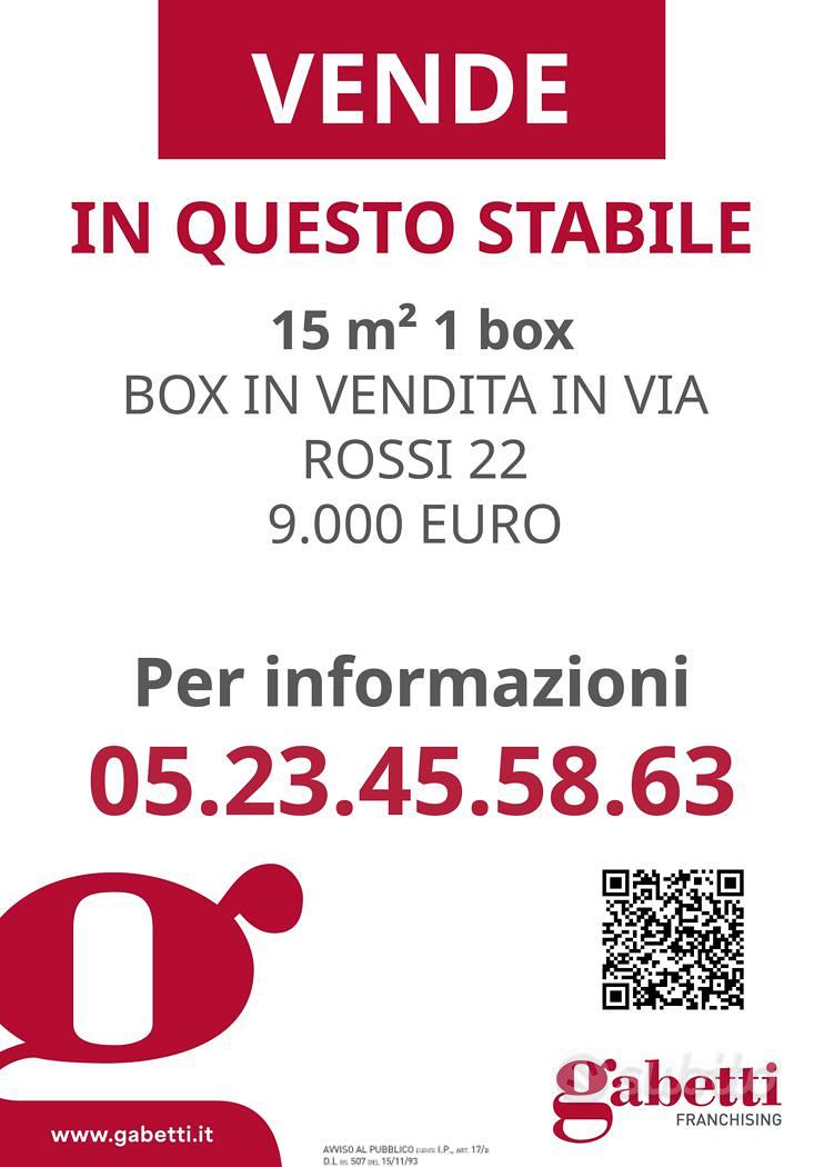 Box/Posto auto Piacenza [Cod. rif 3315890VRG]