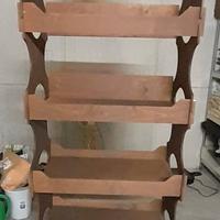 Scaffali/espositori in legno