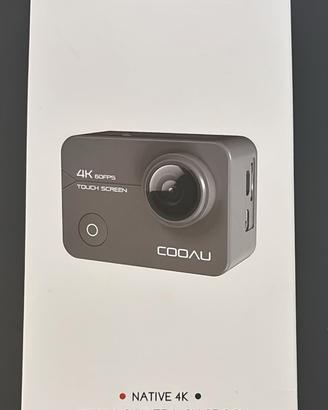 Action Cam COOAU 4K + MicroSD Samsung 128GB
