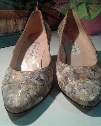 Scarpe donna dorate