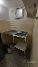 lavabo con vano lavatrice