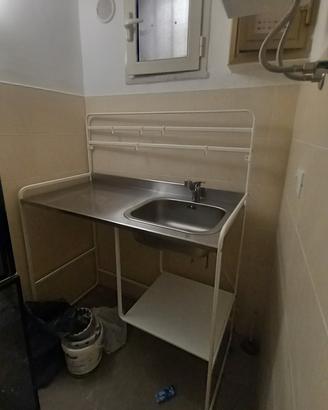 lavabo con vano lavatrice