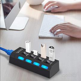 Multipresa Usb 2.0 a 4 Porte
