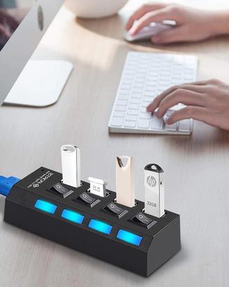 Multipresa Usb 2.0 a 4 Porte