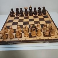 Scacchiera + dama richiudibile