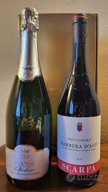 Spumante Brut Le Marchesine + Barbera d'Asti