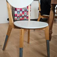 4 sedie stile nordico ikea vintage