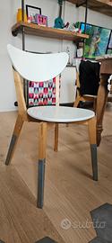 4 sedie stile nordico ikea vintage