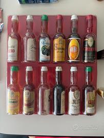 12 mignon liquori Gozio vintage in confezione
