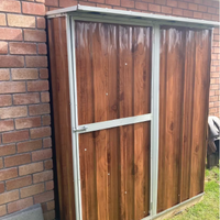 Casetta giardino in Acciaio 155x100cm fin legno