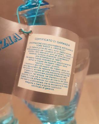 Servizio da liquore in cristallo