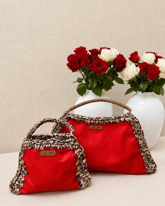 Borse similpelle rossa