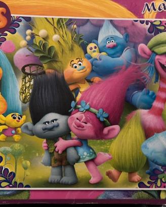 puzzle maxi trolss clementoni 100 pezzi