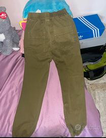 pantaloni verde militare