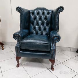 Poltrona chesterfield Queen Anne... chester nuova