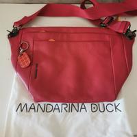 Mandarina Duck borsa pelle rosso corallo