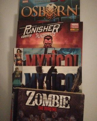 lotto 5 fumetti Osborn Punisher Zombie Mytico 