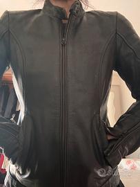 Giacca pelle moto scooter