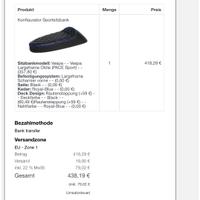 Sella vespa largeframe oldie