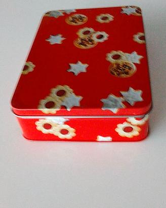 biscottiera in latta NUOVA + formine e ricette