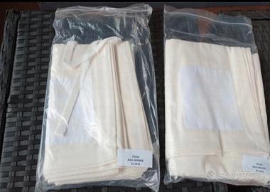 Borse in tessuto con lacci 