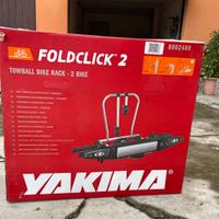 portabici da gancio traino FoldClick 2 bici