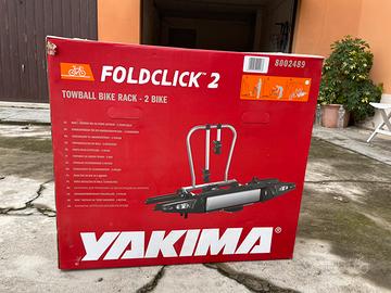 portabici da gancio traino FoldClick 2 bici