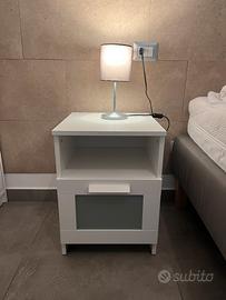 Comodino Brimnes Ikea bianco