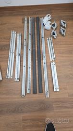 Nissan Navara d40 kit ferma carico binari morsetti