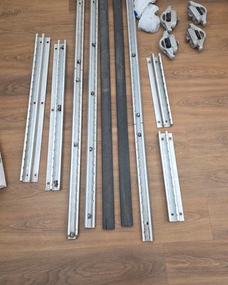Nissan Navara d40 kit ferma carico binari morsetti
