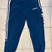 pantalone tuta Adidas blu retrò