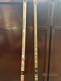 Canne da pesca bolognesi 7 e 8 metri