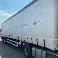Semirimorchio centinato 2 assi Weka