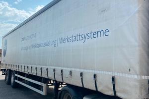 Semirimorchio centinato 2 assi Weka