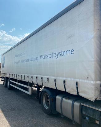 Semirimorchio centinato 2 assi Weka