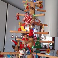 albero di natale artigianale che si trasforma