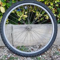 Ruote complete per bici 24X1,75 come nuove