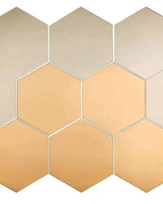 IKEA Honefoss 48 specchi esagonali , Specchio 18x2