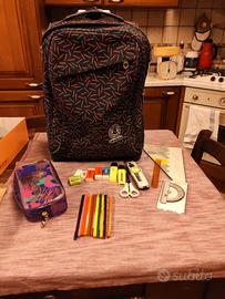 set scuola zaino