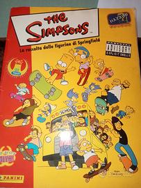 album di figurine Simpson non completo 