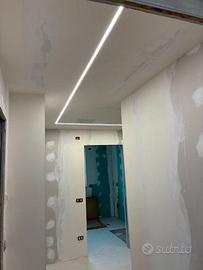 CARTONGESSO FASCE PER INCASSO STRISCE LED