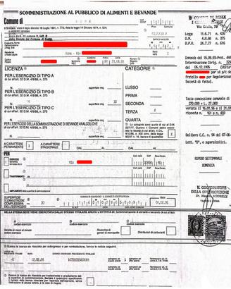 Licenza Bar, valida nel Municipio 1, a Roma