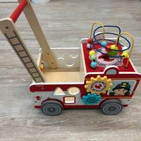 Carrello primi passi in legno