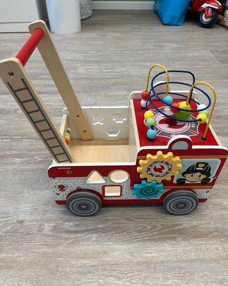 Carrello primi passi in legno