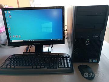 PC Desktops COMPLETO Fujitsu Intel Core 2 DuoE8400