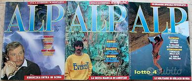 Rivista della montagna "alp" 18 numeri