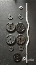 Barra Ez e pesi da 28 mm