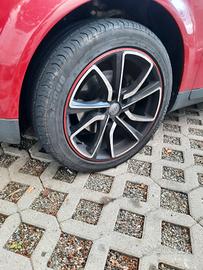 vengo cerchi in lega e gomme da 17 per audi,Volksw